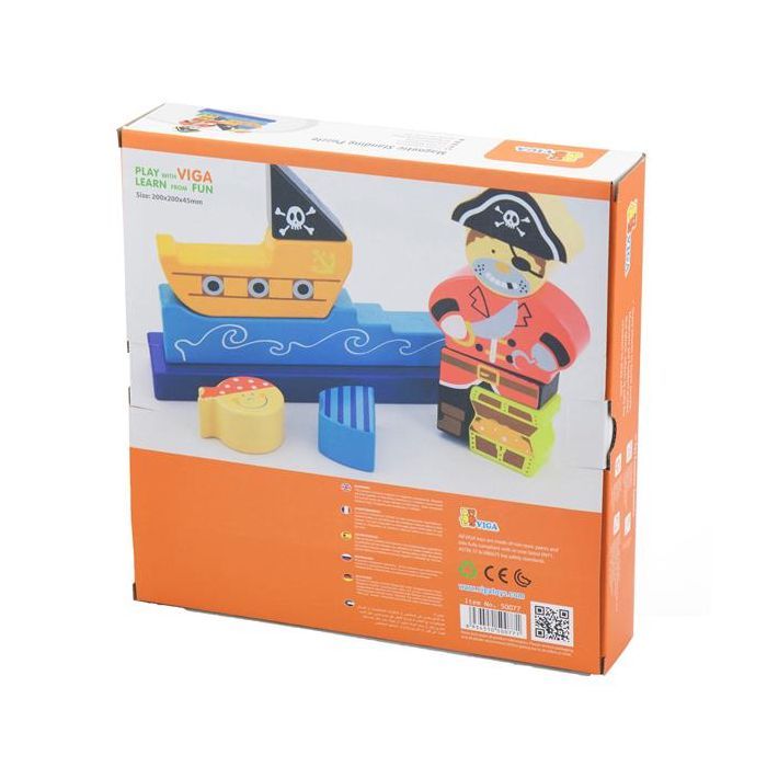 Розвиваюча іграшка Viga Toys Пірат (50077) зображення 3