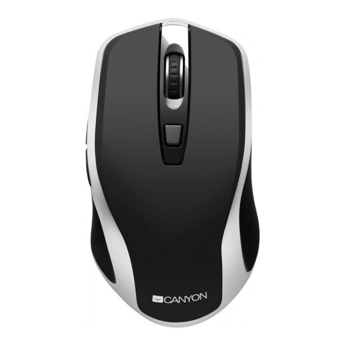 Мышка Canyon CNS-CMSW19B Wireless Silent Black -Silver (CNS-CMSW19B) изображение 2