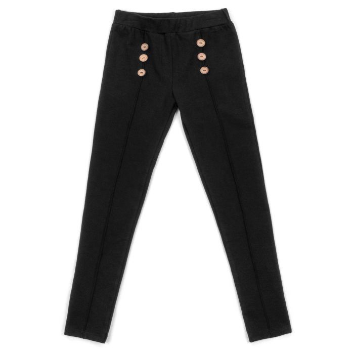 Лосины детские Breeze с пуговичками (14755-152G-black)
