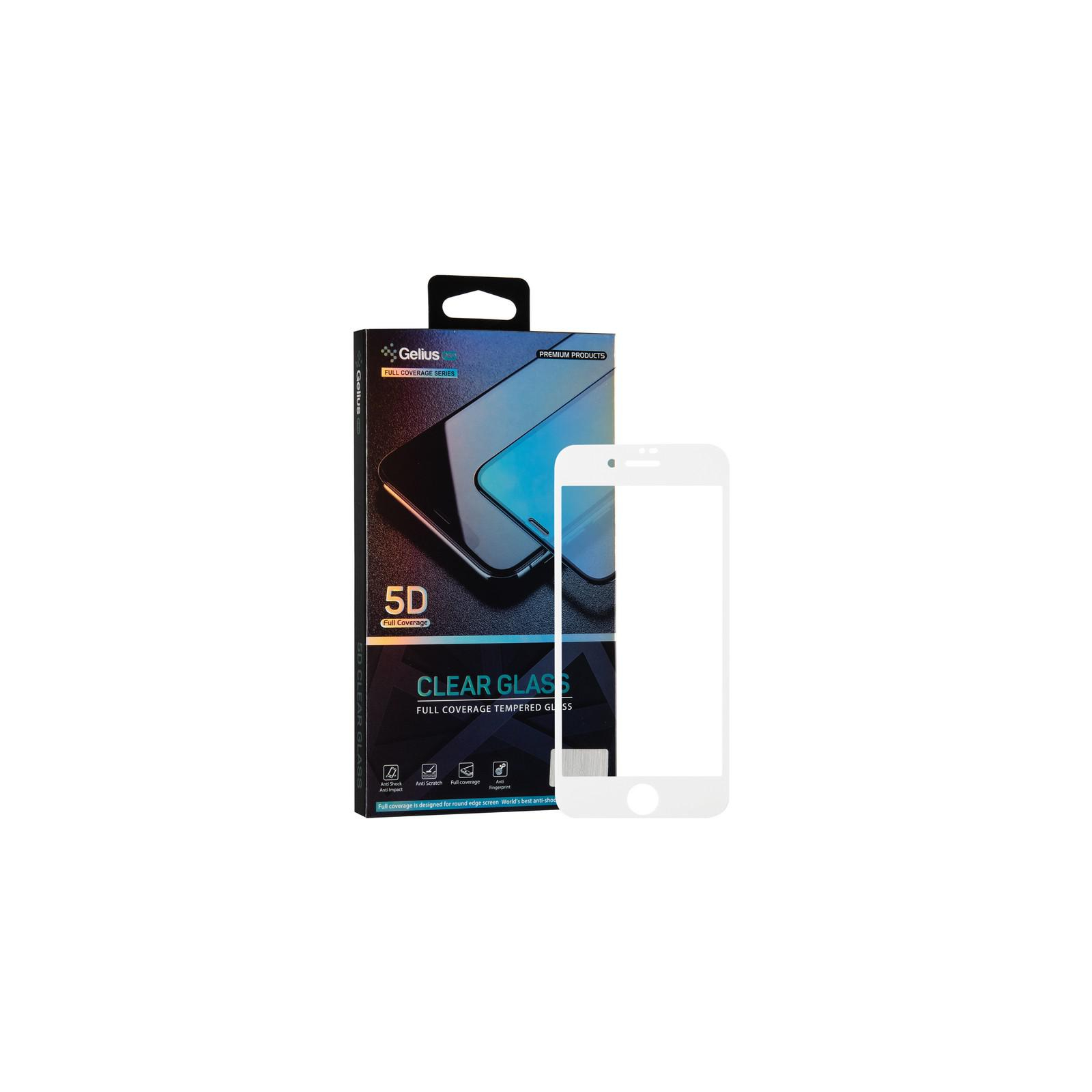 Скло захисне Gelius Pro 5D Clear Glass for iPhone 7/8 White (00000070943) зображення 3