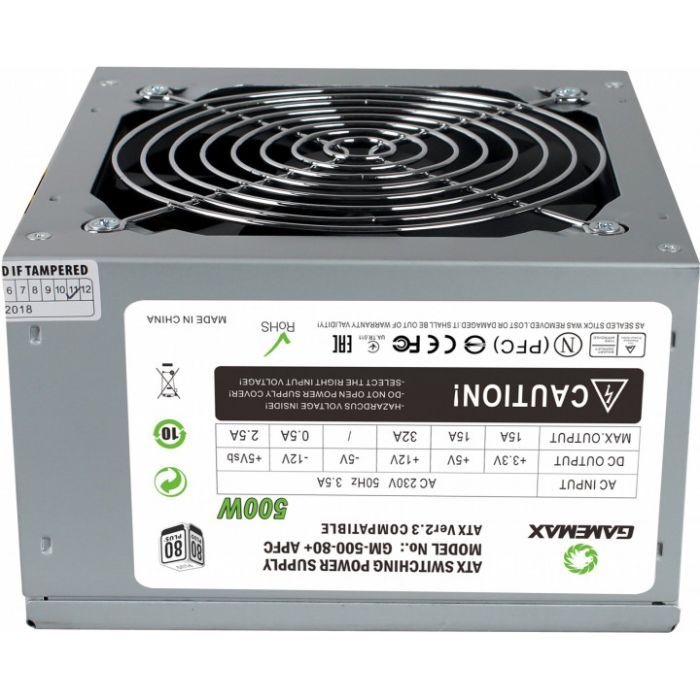 Блок питания Gamemax 500W (GM-500 80+ APFC) изображение 3