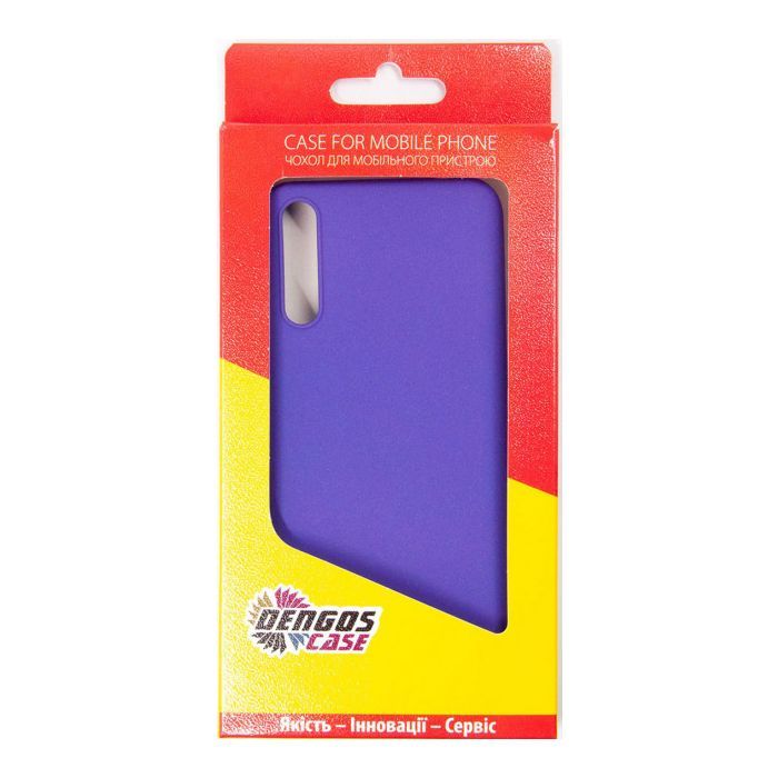 Чохол до мобільного телефона Dengos Carbon Huawei P Smart S, purple (DG-TPU-CRBN-81) зображення 4