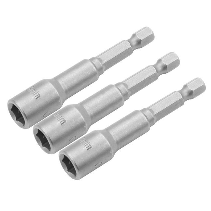 Головка магнитная Tolsen 13 мм 1/4"х65 мм 3 шт (77848)