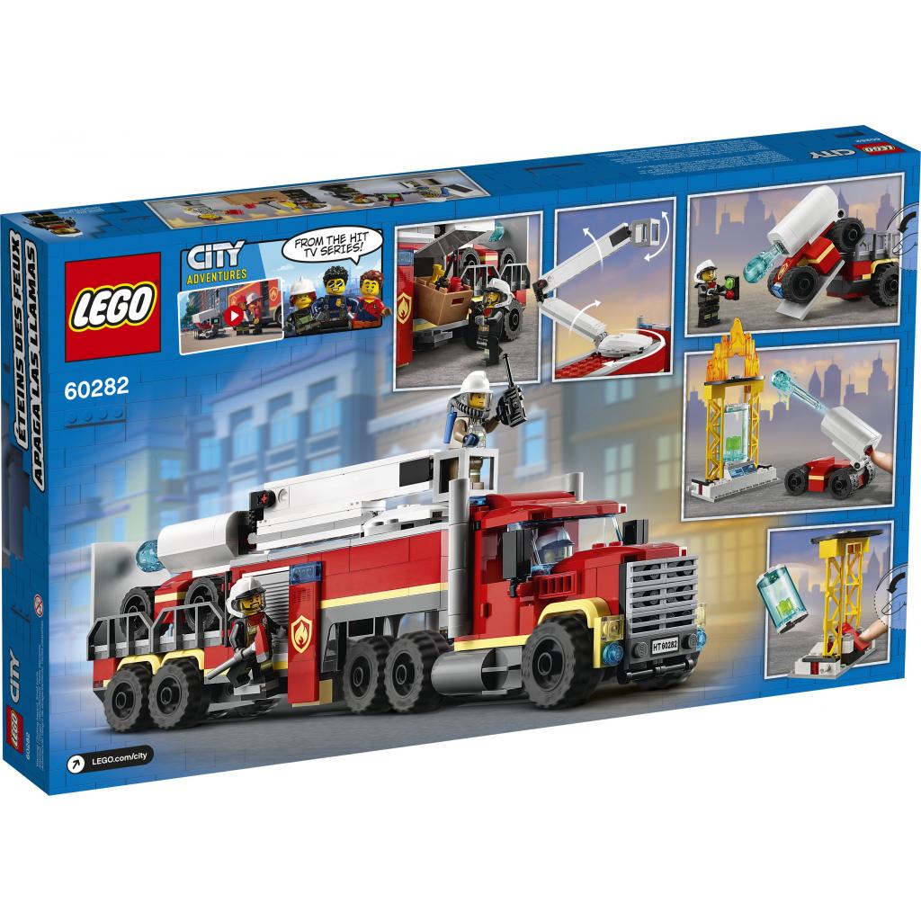 Конструктор LEGO City Fire Пожарный командный пункт 380 деталей (60282) изображение 11