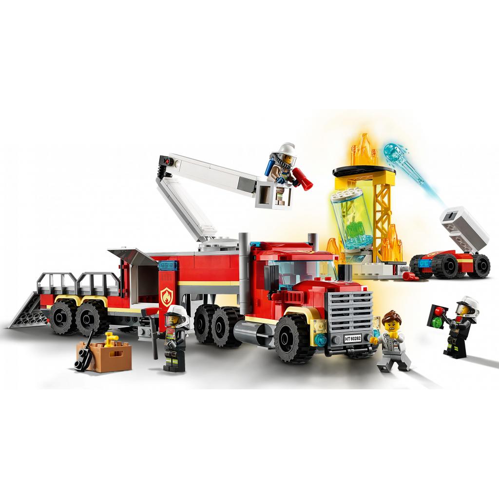 Конструктор LEGO City Fire Пожарный командный пункт 380 деталей (60282) изображение 3