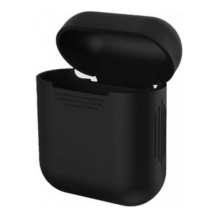 Чохол для навушників MakeFuture Apple AirPods Silicone Black (MCL-AA1/2BK)