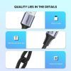 Дата кабель USB 2.0 AM to USB-C 2.0m US288 Aluminum Braid Black Ugreen (60128) зображення 7