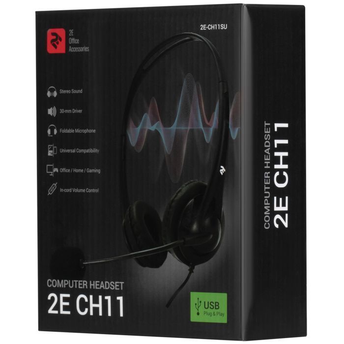 Наушники 2E CH11 USB (2E-CH11SU) изображение 7