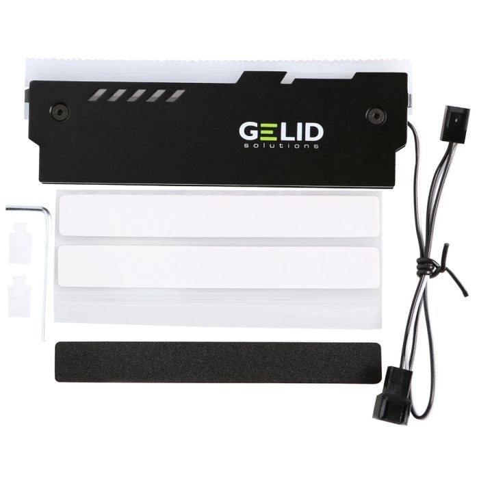 Охлаждение для памяти Gelid Solutions Lumen RGB RAM Memory Cooling Black (GZ-RGB-01) изображение 2