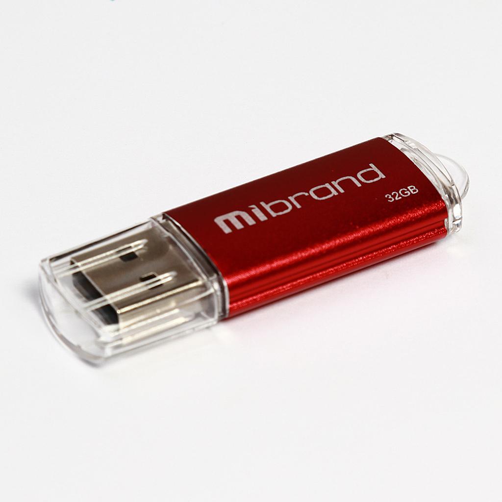 USB флеш накопитель Mibrand 16GB Cougar Red USB 2.0 (MI2.0/CU16P1R)
