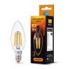 Лампочка Videx Filament C37F 6W E14 3000K 220V (VL-C37F-06143) зображення 2