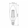 Лампочка Videx Filament C37F 6W E14 3000K 220V (VL-C37F-06143) зображення 3