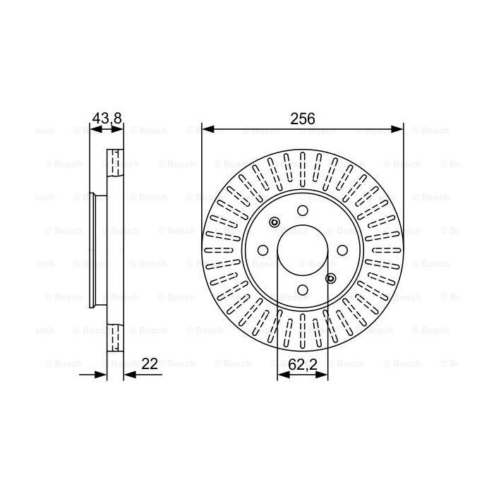 Тормозной диск Bosch 0 986 479 W05