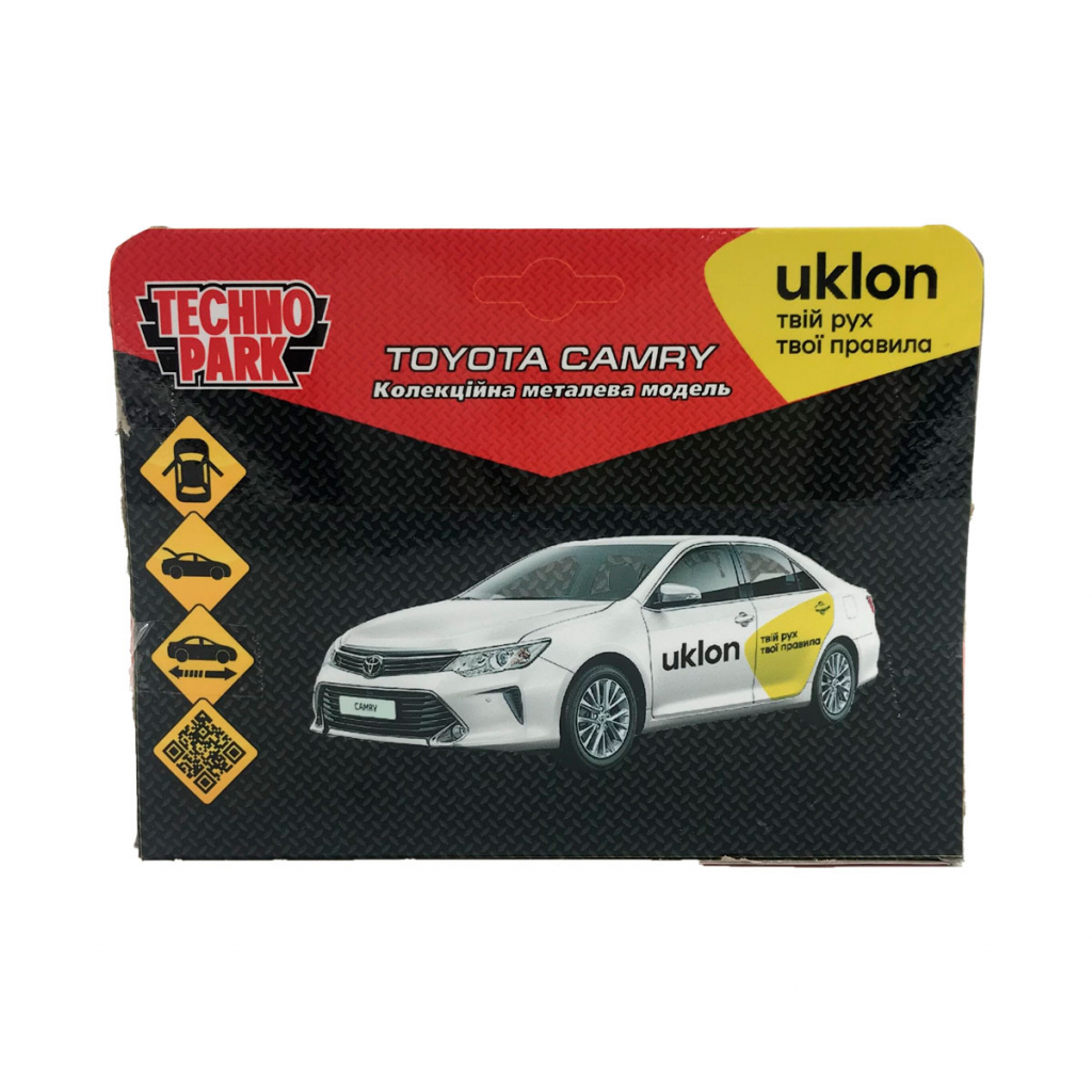 Машина Технопарк Toyota Camry Uklon (CAMRY-BK-Uk) изображение 6