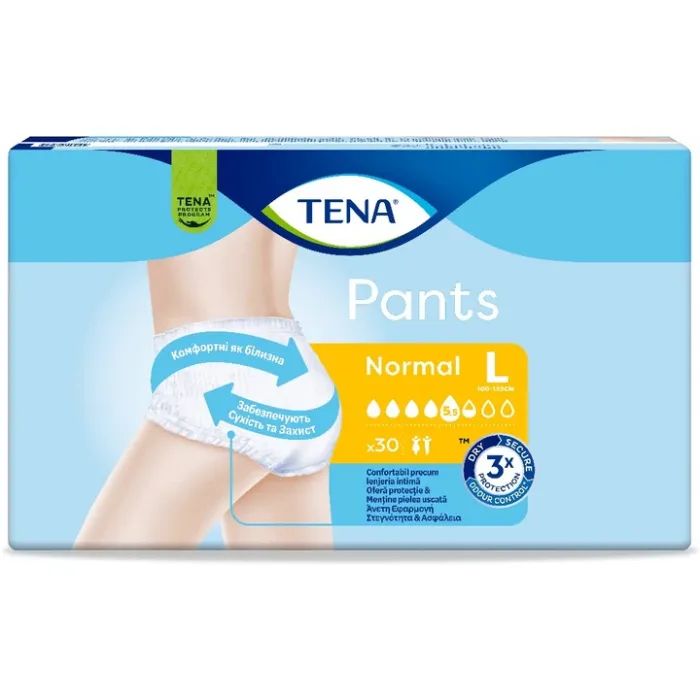 Підгузки для дорослих Tena трусики Pants Normal Large 30 шт (7322541150895_7322542545102) зображення 2