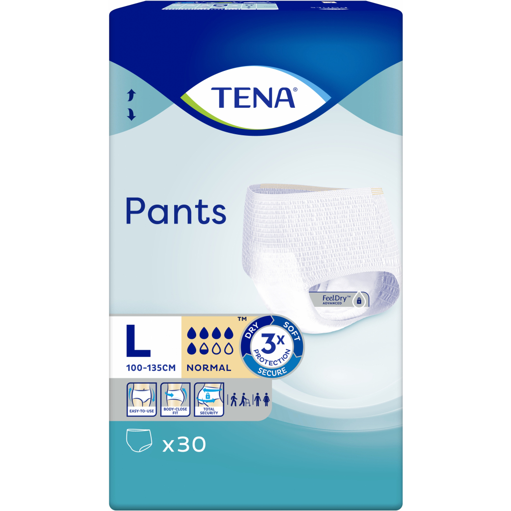 Подгузники для взрослых Tena трусики Pants Normal Large 30 шт (7322541150895) изображение 3