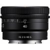 Об'єктив Sony 40mm, f/2.5 G для камер NEX (SEL40F25G.SYX) зображення 3