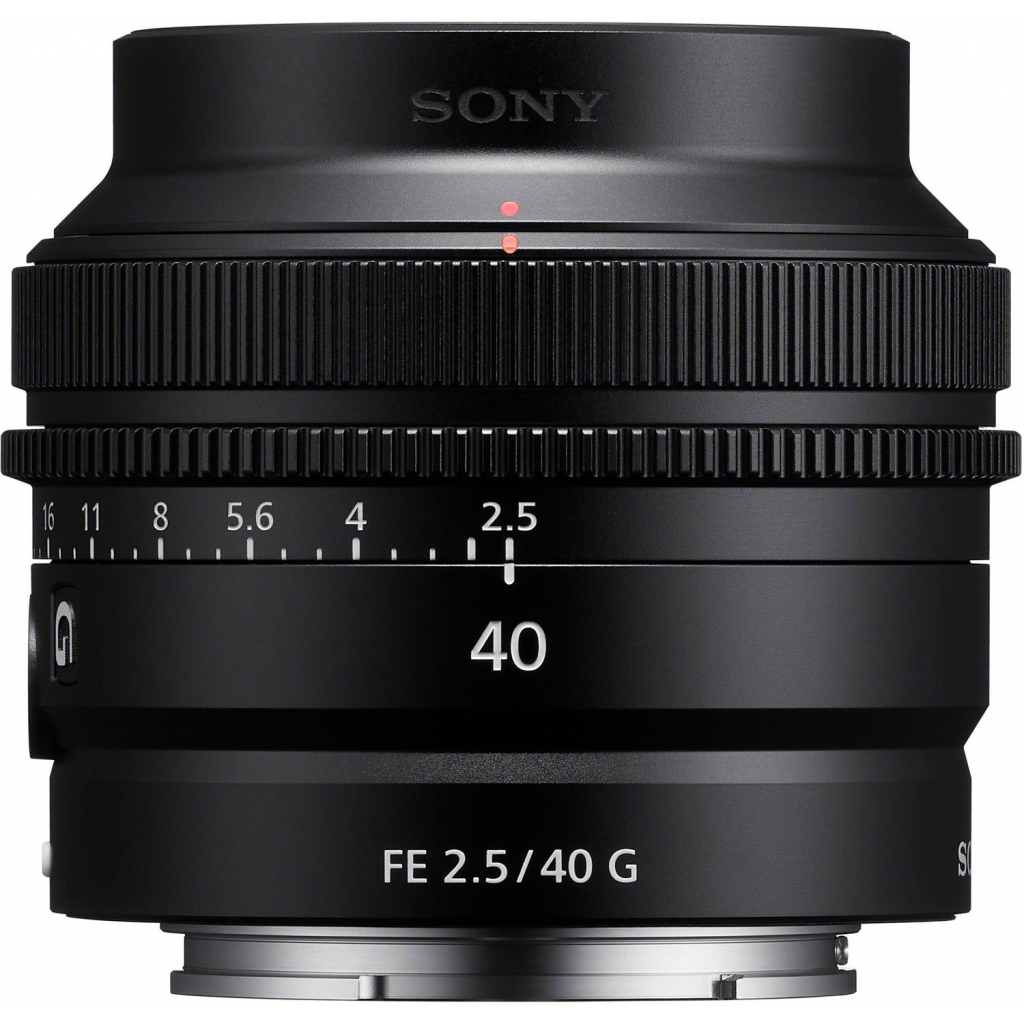 Об'єктив Sony 40mm, f/2.5 G для камер NEX (SEL40F25G.SYX) зображення 4