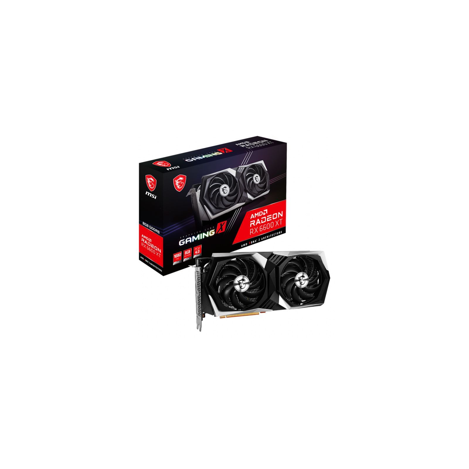 Видеокарта MSI Radeon RX 6600 XT 8Gb GAMING X (RX 6600 XT