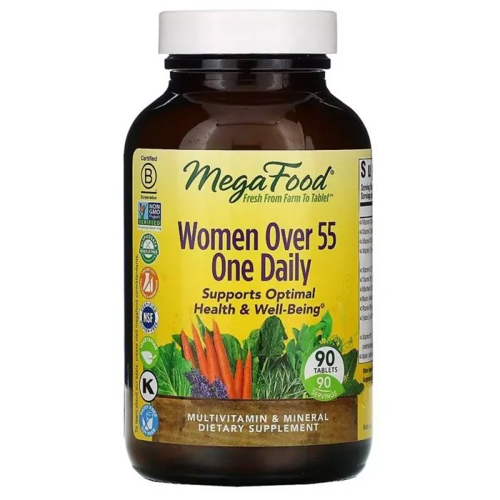 Мультивітамін MegaFood Мультивітаміни для жінок 55+, Women Over 55 One Daily, 90 та (MGF-10353)