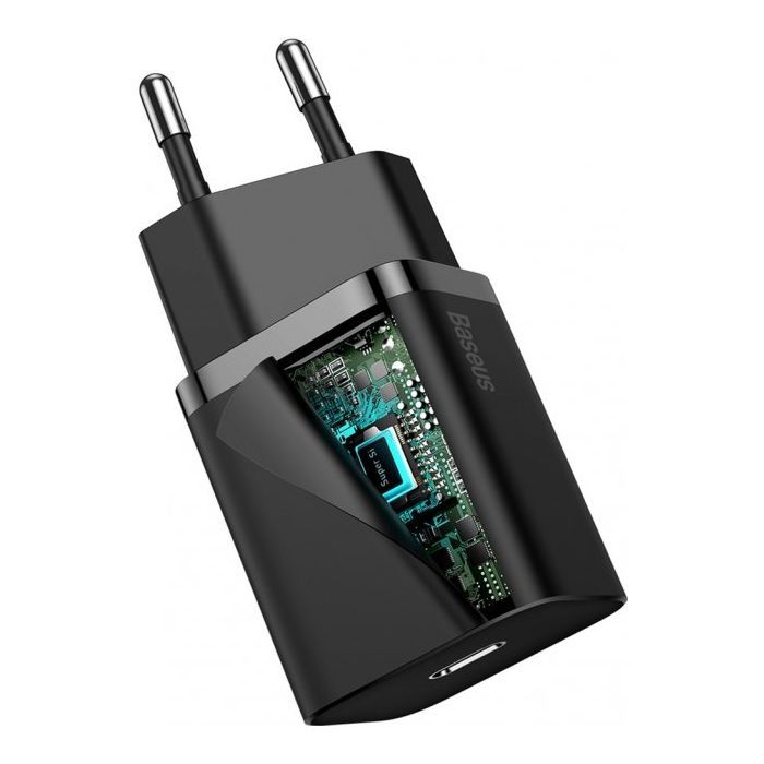 Зарядний пристрій Baseus 1 Type-C 20W (CCSUP-B01) зображення 2