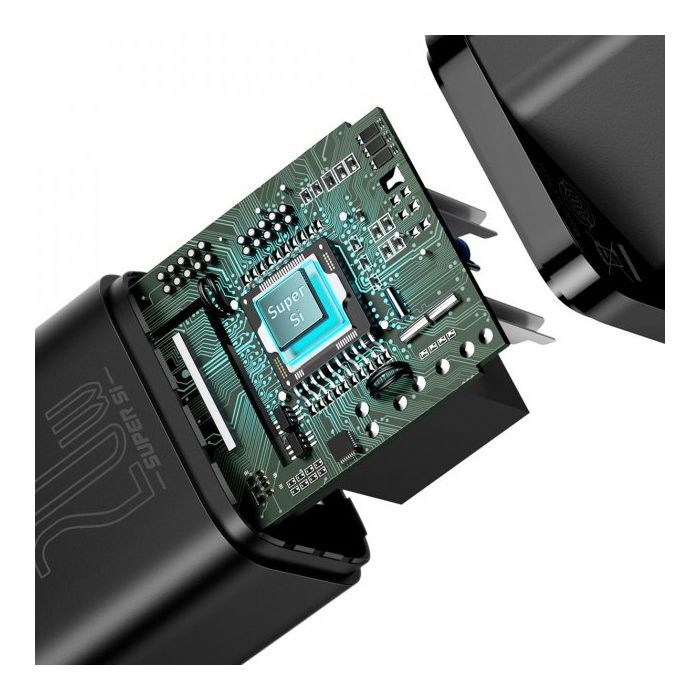 Зарядний пристрій Baseus 1 Type-C 20W (CCSUP-B01) зображення 3
