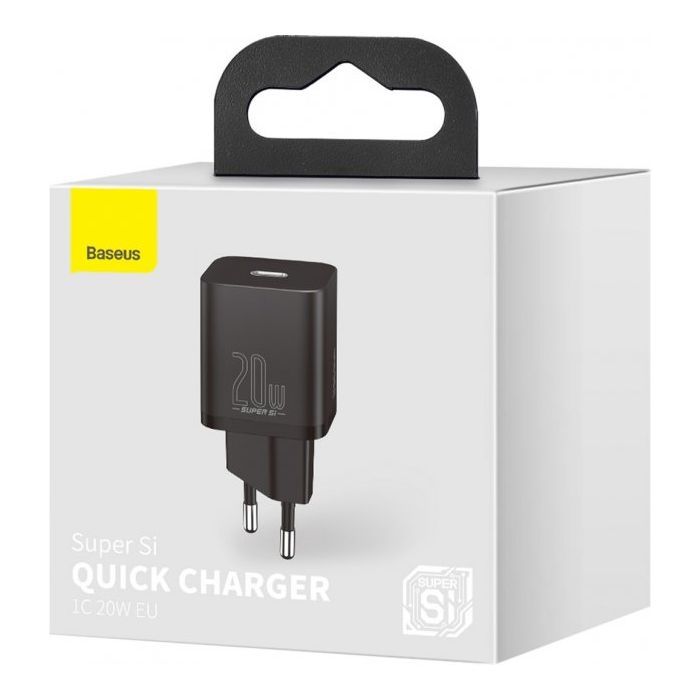 Зарядний пристрій Baseus 1 Type-C 20W (CCSUP-B01) зображення 5
