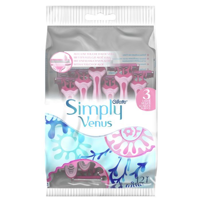Бритва Gillette Simply Venus 3 12 шт. (7702018070732) изображение 2