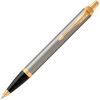 Ручка шариковая Parker IM 17 Brushed Metal GT BP (22 232) изображение 2
