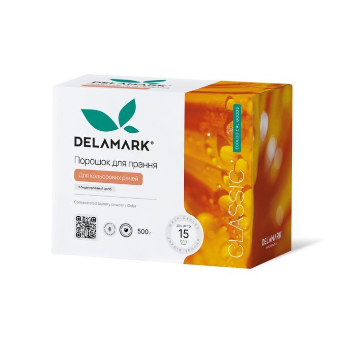 Пральний порошок DeLaMark Color 500 г (4820152330055)