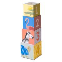 Розвиваюча іграшка Taf Toys cортер-пірамідка Савана Кубики Африка (12725) зображення 3