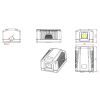 Компьютерная розетка Cablexpert RJ45x1 UTP, cat.5e (NCAC-1U5E-01) изображение 4