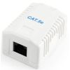 Компьютерная розетка Cablexpert RJ45x1 UTP, cat.5e (NCAC-1U5E-01)