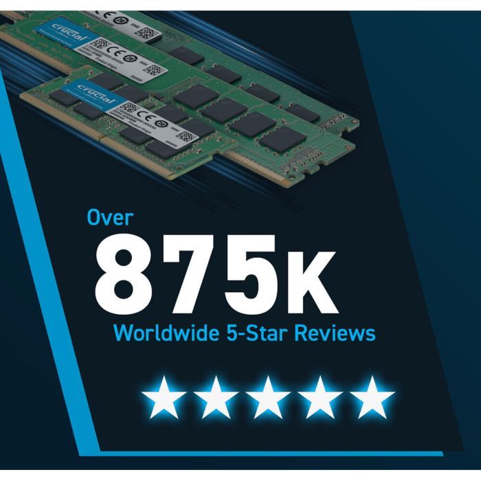 Модуль памяти для компьютера DDR5 32GB 4800 MHz Micron (CT32G48C40U5) изображение 6