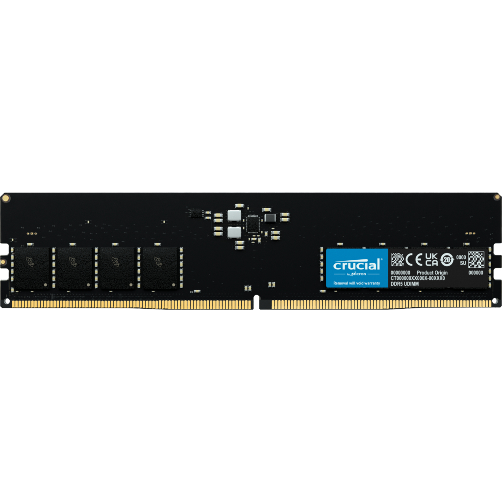Модуль памяти для компьютера DDR5 16GB 4800 MHz Micron (CT16G48C40U5)