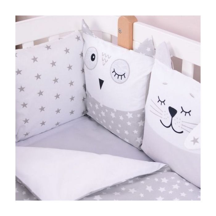 Дитячий постільний набір Верес Smiling animals white-gray new (216.07.110*90) зображення 4