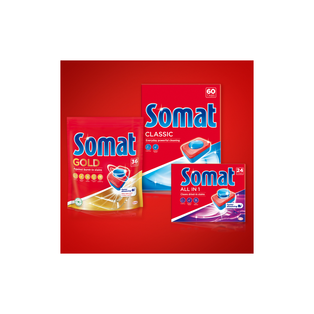 Таблетки для посудомоечных машин Somat All in 1 2x100 шт. (9000101420227) изображение 8