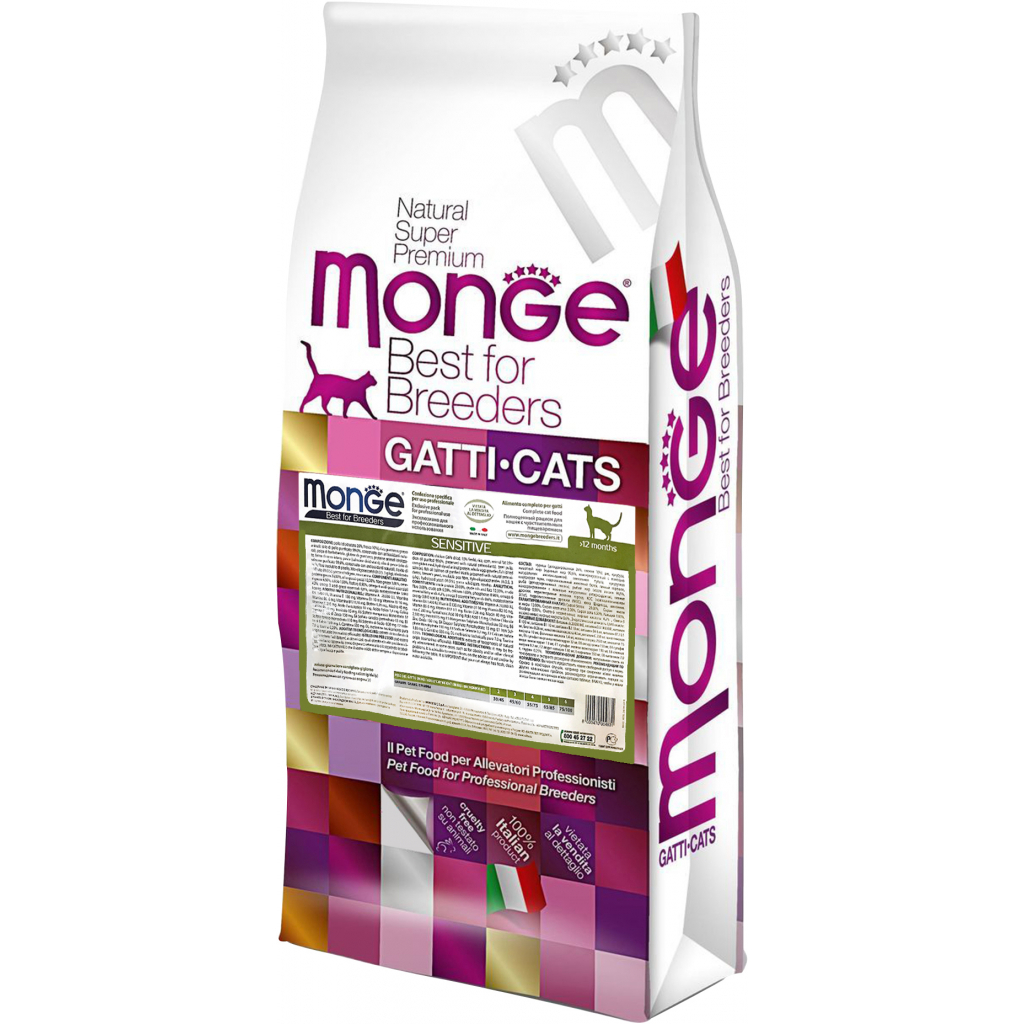 Сухий корм для кішок Monge Cat Sensitive з куркою 10 кг (8009470004831)