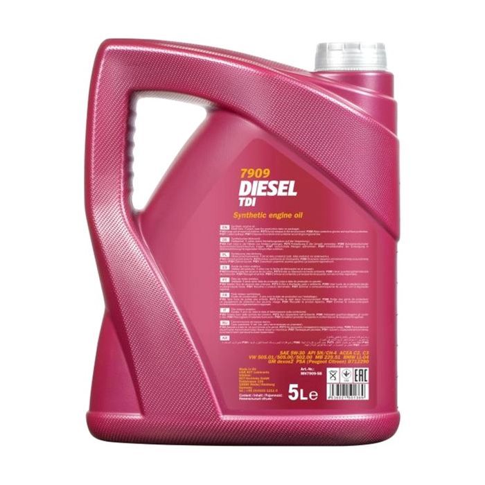 Моторное масло Mannol DIESEL TDI 5л 5W-30 (MN7909-5) изображение 2