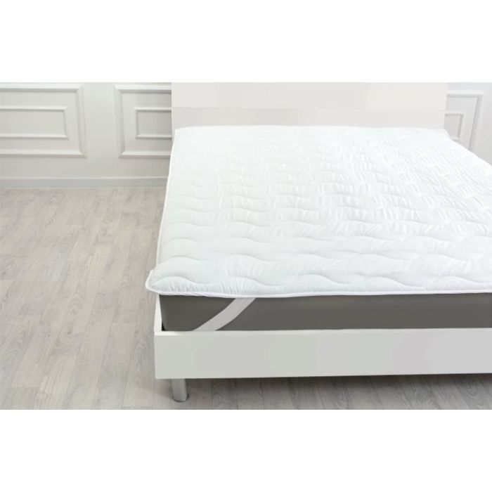 Наматрацник MirSon Eco Light №1721 Bamboo Air-line на резинці по кутках White 60x120 см (2200002887977)
