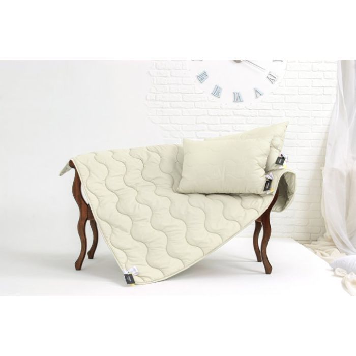 Ковдра MirSon вовняна №1641 Eco Light Creamy 155х215 (2200002653237) зображення 2