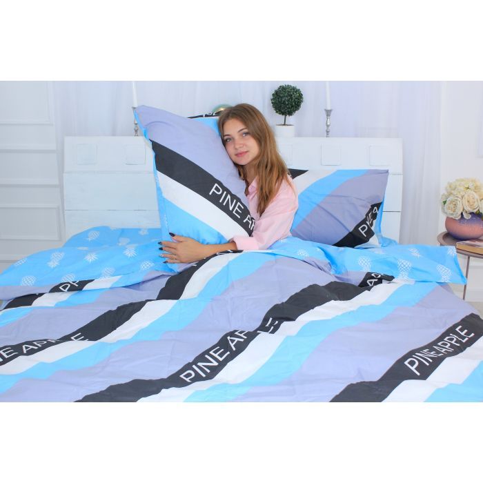 Постільна білизна MirSon Бязь Ranforce Elite 17-0335 Sukhum 143х210х2 (2200004683652)