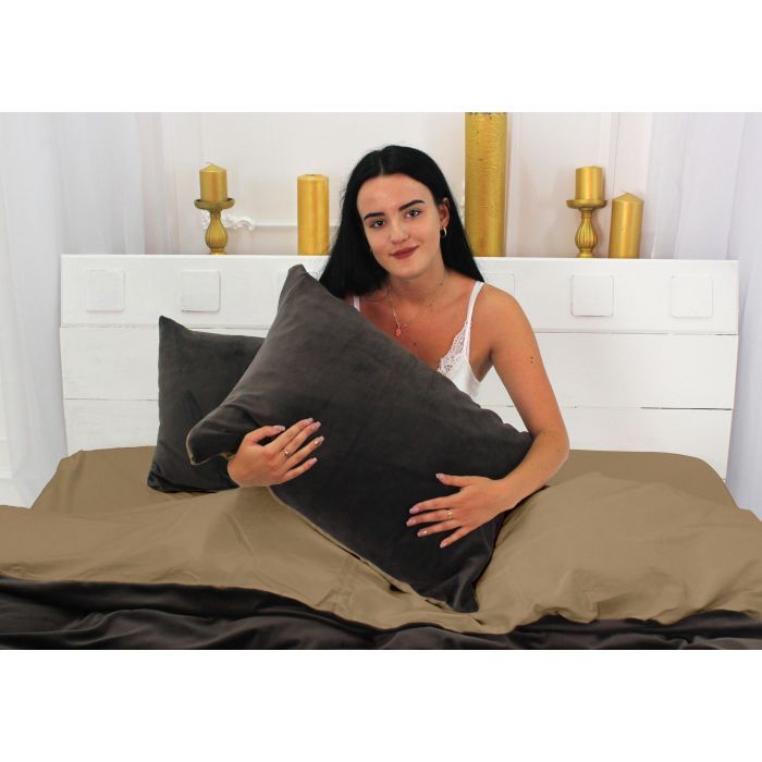 Постільна білизна MirSon Велюр Winter Delicate 28-0069 Trombone Сімейний (2200004053462)