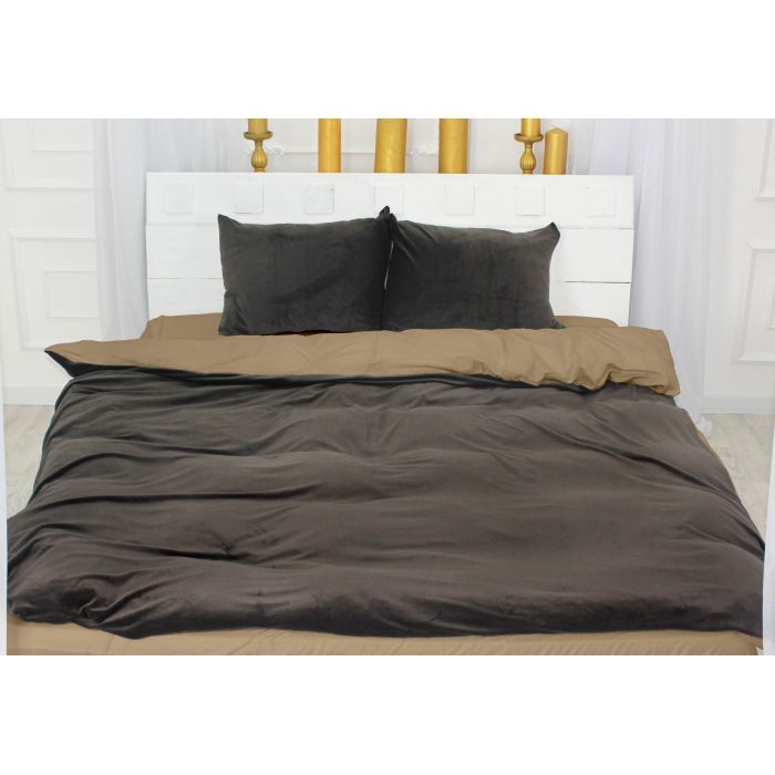 Постільна білизна MirSon Велюр Winter Delicate 28-0069 Trombone Сімейний (2200004053462) зображення 3