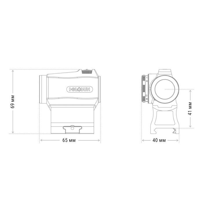 Коллиматорный прицел Holosun HS403R (747031) изображение 6