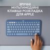 Клавиатура Logitech K380 for MAC Multi-Device Bluetooth UA Blueberry (920-011180) изображение 2