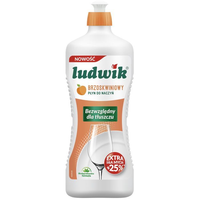 Средство для ручного мытья посуды Ludwik Персик 900 г (5900498028256)