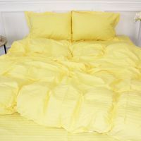 Пододеяльник MirSon Satin Stripe 30-0003 Intense Yellow 220х240 см (2200005248362)