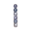 Ялинкова іграшка Chomik кульки 6 шт, 6 см, мікс блакитних (5900779840621_2)