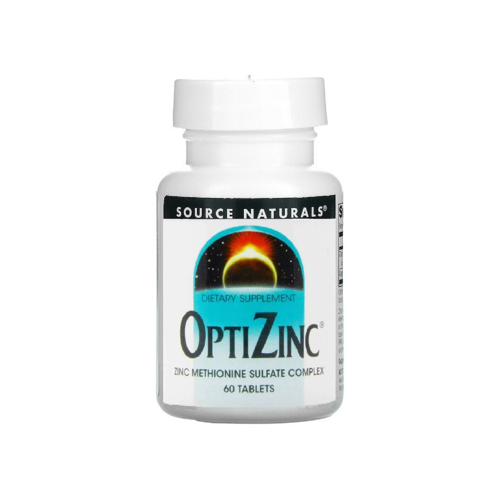 Мінерали Source Naturals ОптиЦинк, 30 мг, OptiZinc, 60 таблеток (SN0847)